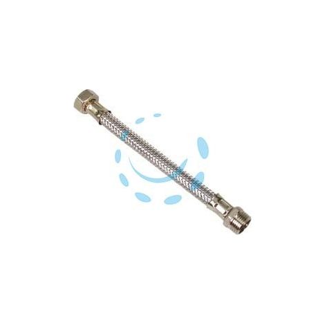 FLESSIBILE INOX M1/2 - F1/2 - M 1/2" F 1/2" cm.50