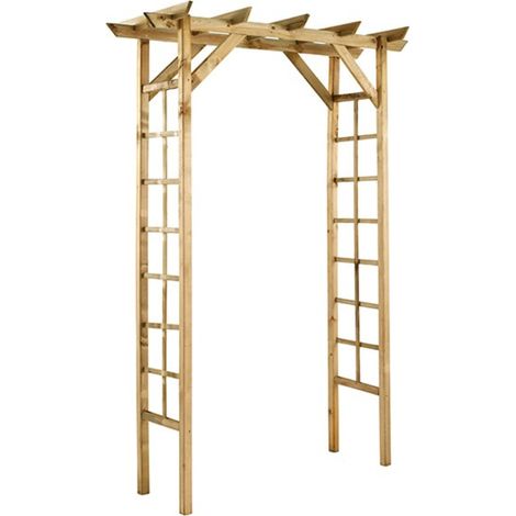 Arche de jardin en bois Passiflore (1/7)