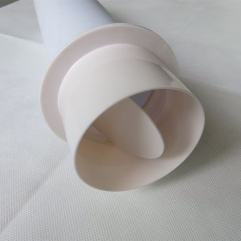 Clapet anti-retour pour conduit d'air frais, clapet anti-retour pour conduit de fumée en PVC 75, clapet anti-retour pour conduit (1/5)