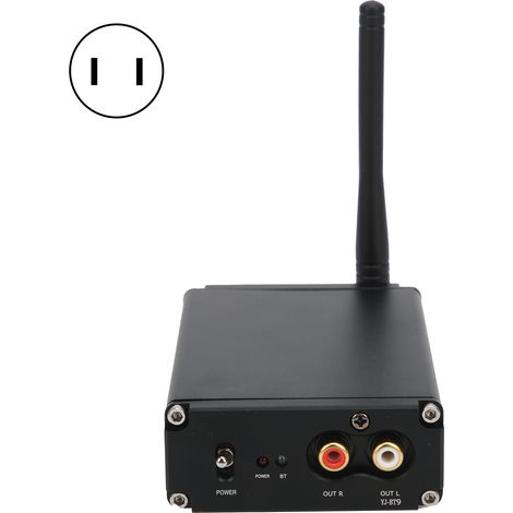 Décodeur Bluetooth 5.0 Aluminium YJ-CSR8675+ES9038, prise US 100-240V, APTX HD, adaptateur audio stéréo haute résolution, convertisseur sans fil pour home cinéma et amplificateur (1/5)