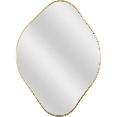 Miroir - HOME DECO FACTORY - Come - Design - Destructuré - Or (1/3)