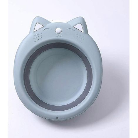 Bassin pliable portable, seau pliable, bassin en silicone pour bébé, idéal pour le tourisme de plein air, la pêche, le camping, la voiture et la cuisine. (1/5)