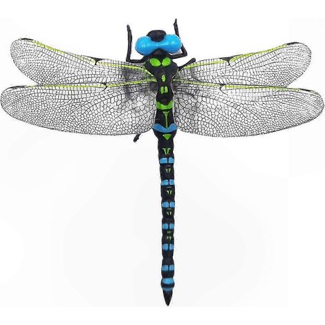Libellenabweisende Insektendekoration für den Garten, natürlicher Pflanzenschutz, wetterfeste Metallornamente, 2er-Set, einfache Befestigung am Erdspieß. (1/5)