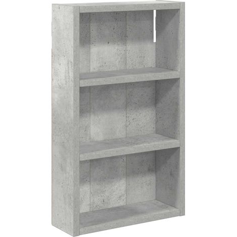 Armario de pared para baño Gris Concreto 30 x 10 x 50 cm vidaXL