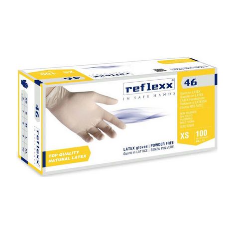 100 PZ GUANTI IN LATTICE SENZA POLVERE R46- Taglia XL- REFLE- pezzi 1