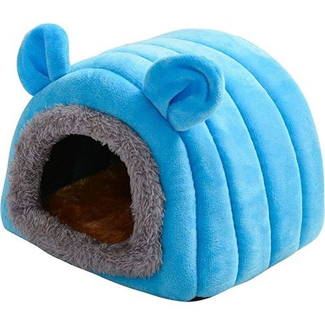 Lit de Hamster Hiver Chaud Petits Animaux Maison Grotte Animal de Compagnie Confortable Cachette Dormeurs Nid Lit pour Hérisson Rat Chinchilla Gerbille Écureuil Cochon d'Inde (1/5)