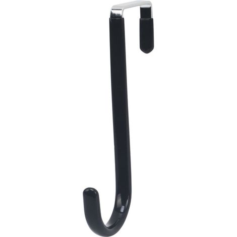 4 crochets de porte, patères pour portes, portes standard, tiroirs, placards, cuisines, noirs (1/5)
