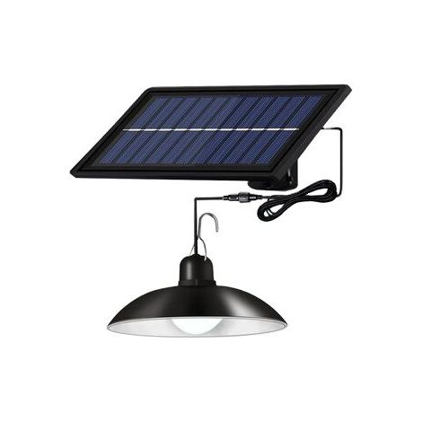 Lustre solaire LED super lumineux retro ampoule lumiere 3 luminosite telecommande IP65(lumiere blanche) (1/4)