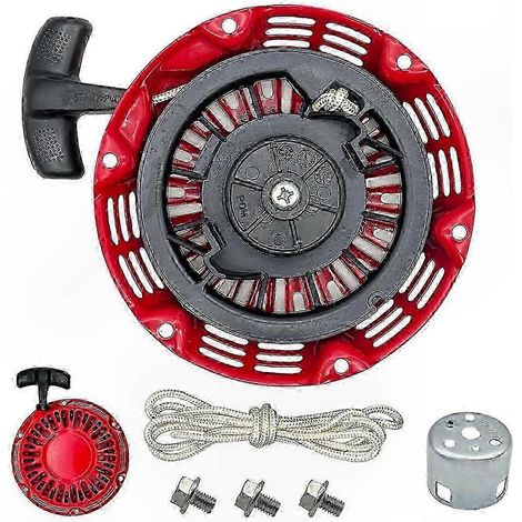 Lanceur à rappel automatique avec poulie pour moteurs GX160, GX120 et GX200 (1/5)