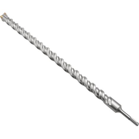 Foret SDS Plus 18 x 600 mm pour marteau perforateur avec tranchants en carbure cémenté, foret à béton, pierre naturelle, mur de brique