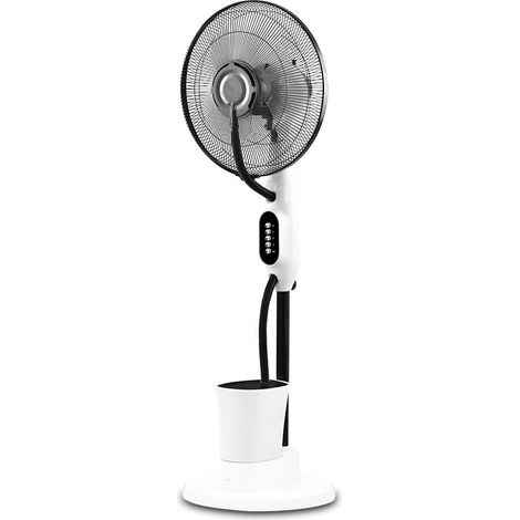 Ventilador Humificador Pie Iceberg Blanco/negro 80w 3velocidades 3aspas (1/4)
