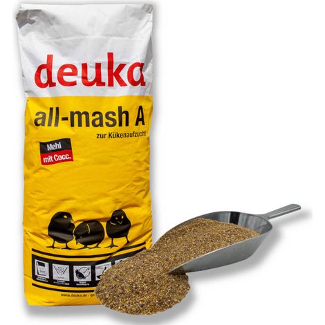 Deuka Kükenfutter All-Mash A Mehl 25 kg m.Cocc. Kükenaufzucht Geflügelaufzucht