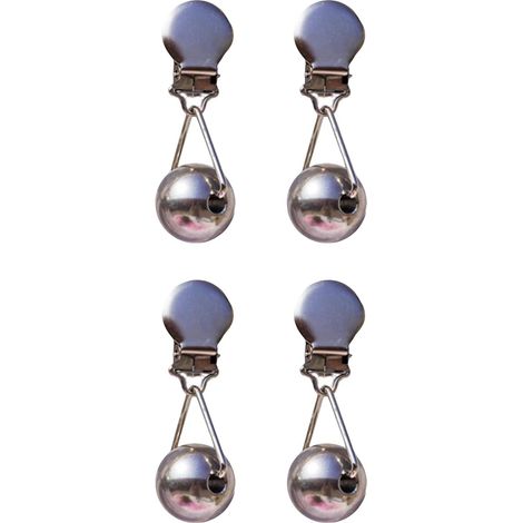 Marble Designs Lot de 4 Supports de Nappe avec Clip Stable pour Pique-Nique, Jardin, événement, Poids décoratifs Robustes, Usage Quotidien, ancrages de Nappe Coupe-Vent (1/5)