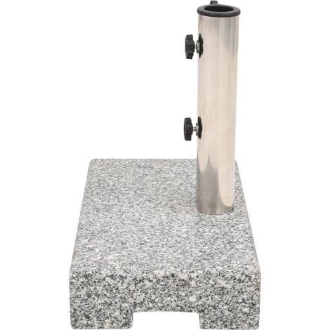 INLIFE Socle de parasol Granite rectangulaire 25 kg (1/5)