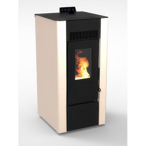 Stufa a Pellet Ventilata Canalizzabile 8,10 kW Sabbia per 226 m³, Modello Efesto 9