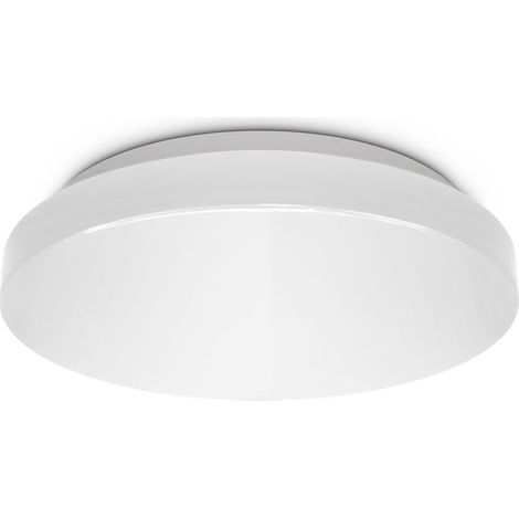 B.K.Licht 10 Watt LED Lámpara de baño I IP44 a prueba de salpicaduras I 4000K color de luz blanca neutra I 900lm de brillo I Lámpara de techo LED I tamaño: S I Ø22cm I plafon led techo (1/5)