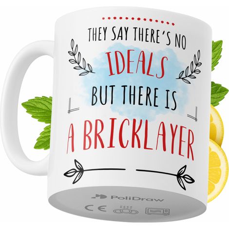 Tazza per muratore, divertente e umoristica, tazza da caffè/tè con testo divertente e grafica, tazza per compleanni, onomastici e festività, tazza premium per occasioni speciali, per casa, ufficio, la (1/5)