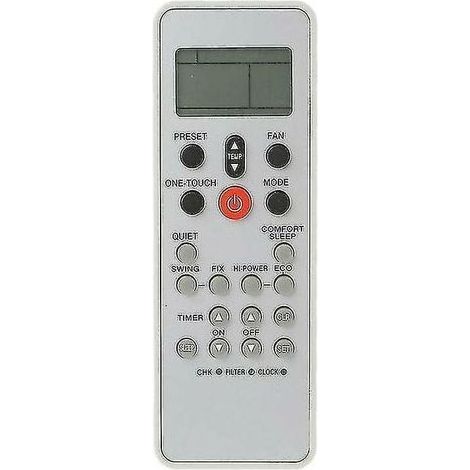 pièces Télécommande de climatiseur de remplacement pour Toshiba Wc-l03se Universal