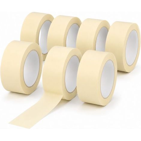 Rotoli Carta Gommata Nastro Adesivo per Mascheratura imbianchino 38/50mm X 50mt 8 Rotoli 38mm X 50mt (1/5)