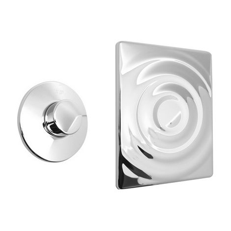 Placa de cubierta con accionamiento manual remoto Grohe cromado