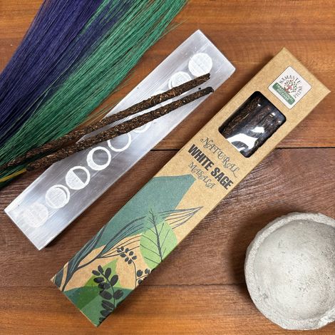Encens Botanique Naturel Masala - Sauge Blanche- Vendu par 1 (1/4)