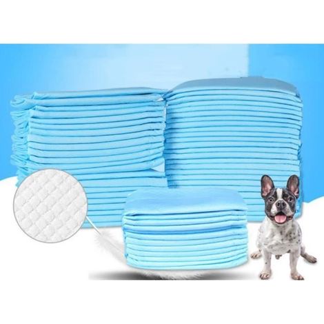 (Blau) Packung mit 100 Hundetrainingspads, saugfähige Einwegpads für die Stubenreinheitserziehung, klein/33 x 45 cm, blau (1/4)