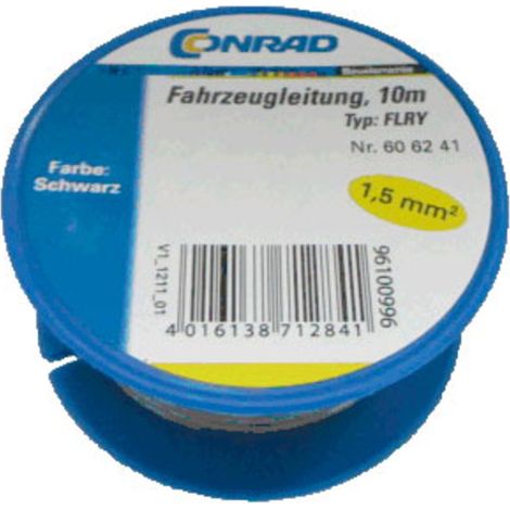 Conrad Components 606241 Fahrzeugleitung FLRY-B 1 x 1.50 mm² Schwarz 10 m (1/2)