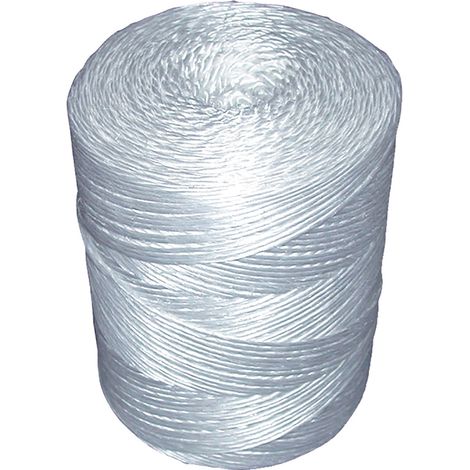 Bobina cuerda rafia - Blanco - 1200 m - 750 g