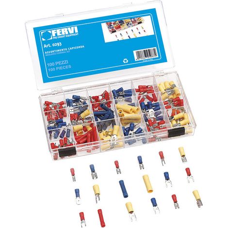 COFFRET DE 200 COSSES ÉLECTRIQUES CONNECTEUR À SERTIR 0293 (1/2)