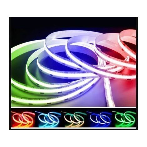 Tira Led COB RGB 14W/mtr 576 LED/mtr 10mm corte 6,25cm (1/3)