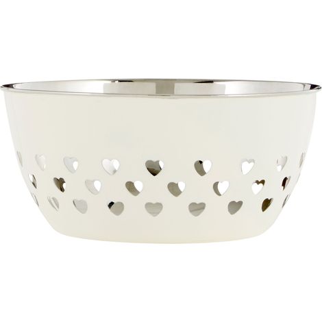 Premier Housewares Hearts Design Ivory Bowl (1/2)