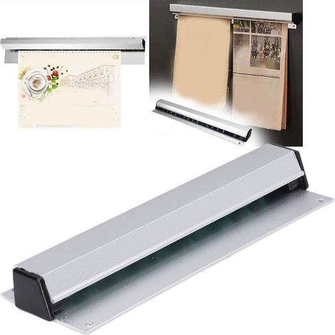 Support mural en alliage d'aluminium pour tickets de caisse - Porte-commandes de cuisine 20cm pour restaurant