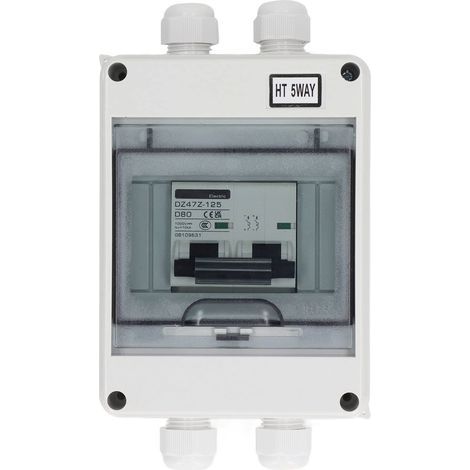 Disjoncteur 2P Disjoncteur Miniature Cc Interrupteur de Déconnexion 80A DC1000V Montage sur Rail DIN pour Grille de Panneau Solaire Photovoltaïque (1/5)