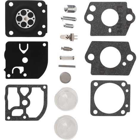 Kit de Réparation de Carburateur pour Débroussailleuse Stihl HS45 FS38 FS55 – Joint en Papier + Ampoule d’Amorçage (1/4)