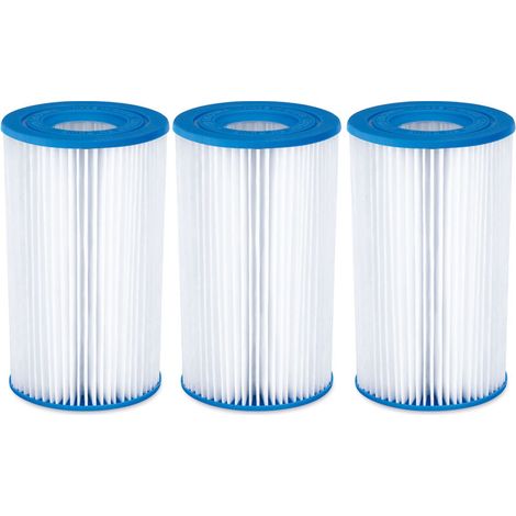 Summer Waves A/C Pool-Filterkartuschen, blau, 3er-Pack