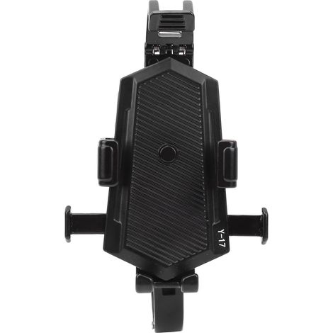 Support de téléphone pour vélo en alliage d'aluminium, antichoc, pour moto ou vélo, noir - Type guidon