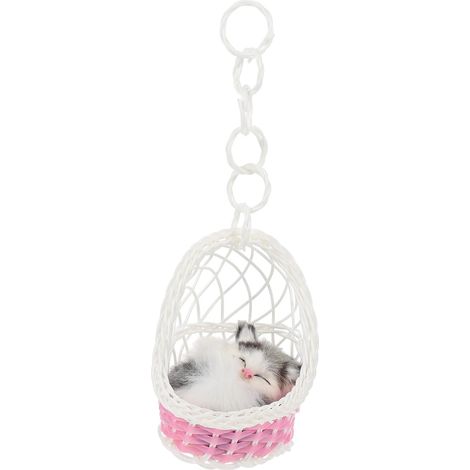 Jouet Animal Chat Réaliste Figurine Animaux pour Garçon Fille Décoration Intérieure Miniatures (1/5)