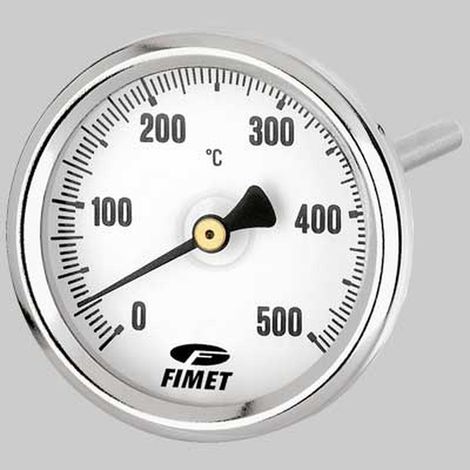 TERMOMETRI PER CANNA FUMARIA 0 - 500°C POSTERIORE - Stelo 100 mm