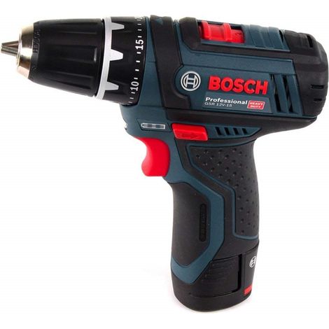 Trapano avvitatore a percussione GSB 18-2-LI Plus con 3 Batterie Litio 1,5 Ah Borsa e Set avvitamento 06019E7101 BOSCH (1/5)