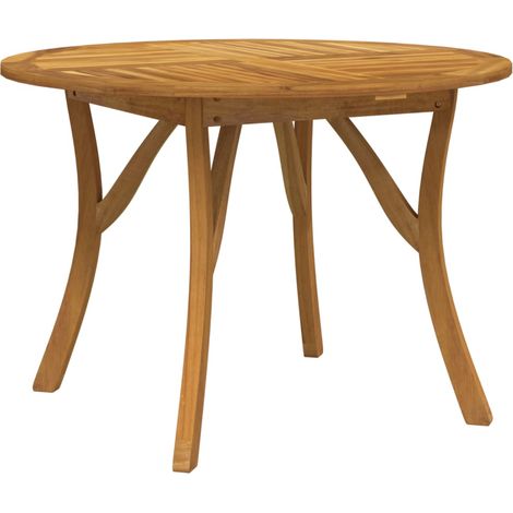 Maison Exclusive - Tavolo da Giardino Ø 110 cm Legno Massello di Acacia (1/5)