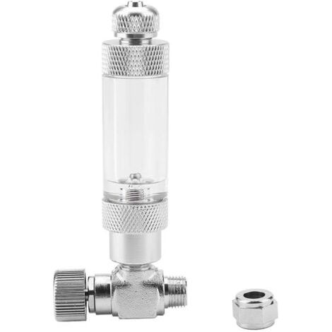 Robinet à Pointeau pour Réservoir d'Aquarium pour Régulateur De Co2 De Système d'Aquarium(Vanne de trim à tête unique + compteur de bulles anti-retour,3) (1/5)