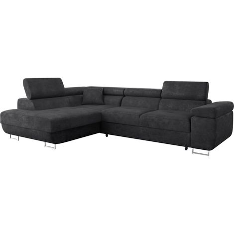 Sofá rinconero Comfivo Vinetum, Margo 227.09, Función de descanso, Almacenaje, 274x203x70cm, 0