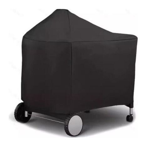 Housse de barbecue robuste de 55 cm pour barbecues au charbon Weber Performer – Noir imperméable (1/4)