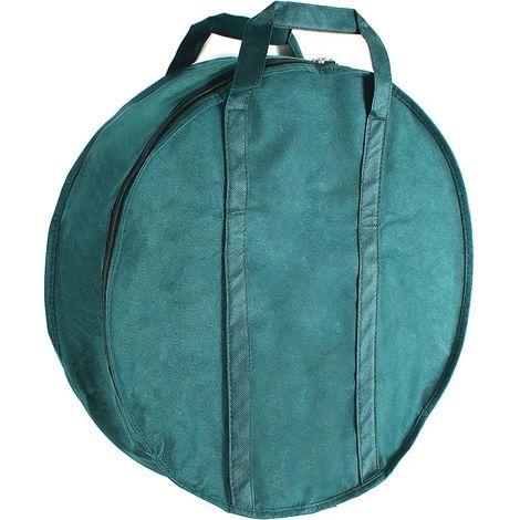 Sacca di stoccaggio per tubo da giardino verde in poliestere 45 x 17,5 cm