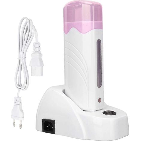 Appareil d'épilation intelligent portable avec chauffe-cire, base chauffante et prise européenne standard 220 V (1/5)