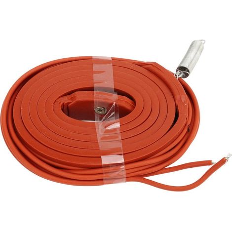 AC220V Câble Chauffant Flexible Autorégulant Ruban Chauffant Ceinture Chauffage par le Gel pour Climatisation Compresseur Tuyau D'eau 75W (1/5)
