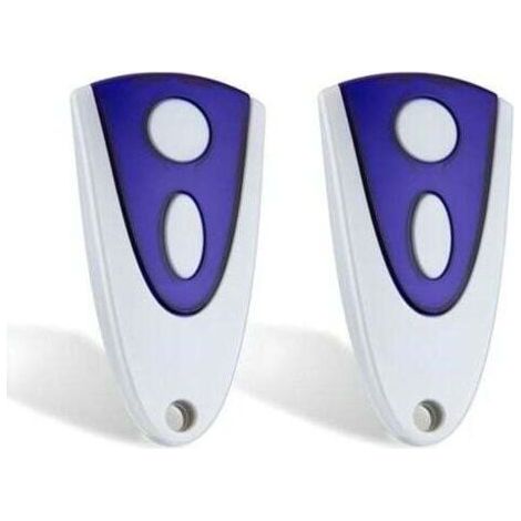 Andyou – Lot de 2 télécommandes Novoferm Novotron 502 MAX43-2 – Fréquence 433,92 MHz – 2 boutons – Compatible avec émetteurs Novoferm