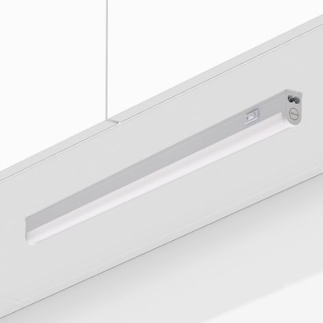 Oktaplex Riga LED Under-Cabinet Kitchen Light Strip, Neutral White 4000K, 54cm, 230V Extendable, 840 lm, 8.8W, with Switch (1/5)