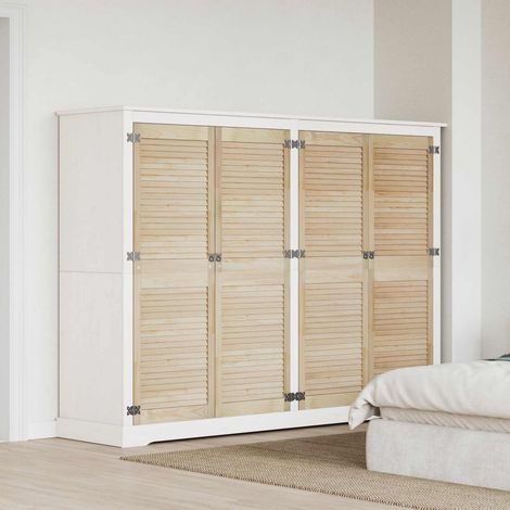 Puerta de Armario 4 pcs Natural 140.5 x 2.1 x 49.5 cm (1/5)