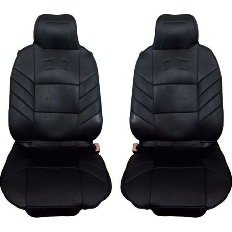 Housse Siège Avant Voiture - Universelle avec Fonction Massage - Pour Protection Sellerie - 2 Pièces